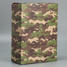 Gift folding box, packaging, “khaki”, 22 x 30 x 10 cm