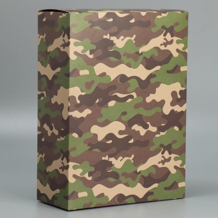 Gift folding box, packaging, “khaki”, 22 x 30 x 10 cm
