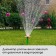Distant sprayer, 33 cm, under connector, peak, plastic, “flower”, Greengo