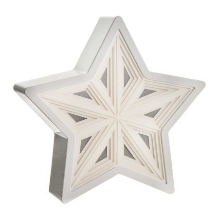 Star's nightlight Led usb from 3haa white batteries 22.5x22.5x5 cm Risalux-8