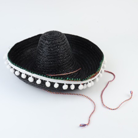 Carnival hat "Sombrero", black color-4