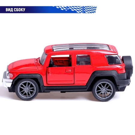Autograd Metal Metal "Jeep", 1:36, inertia, doors open, red color-3