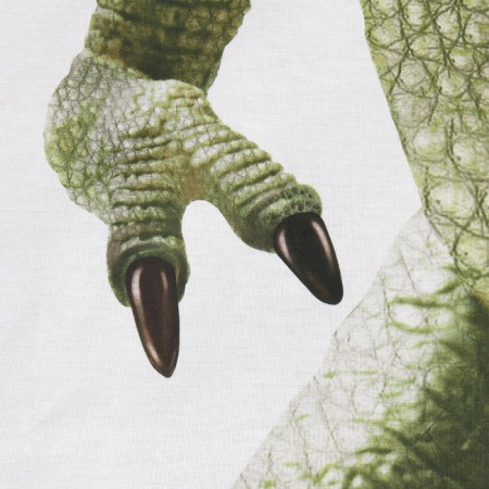 Пододеяльник "Этель" 1,5 сп Green Dino 143х215 см, 100% хл, бязь-2
