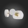 Sconces st. SL434.201.01. Calmare. 1x40 W, E14, 32.2x15 cm, brass color