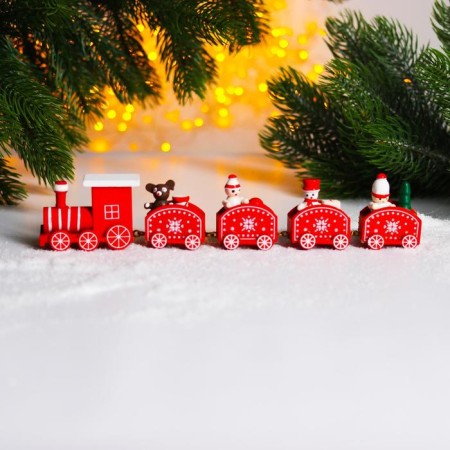 New Year's decor "Fairytale train" 23 × 5 × 2 cm, mix