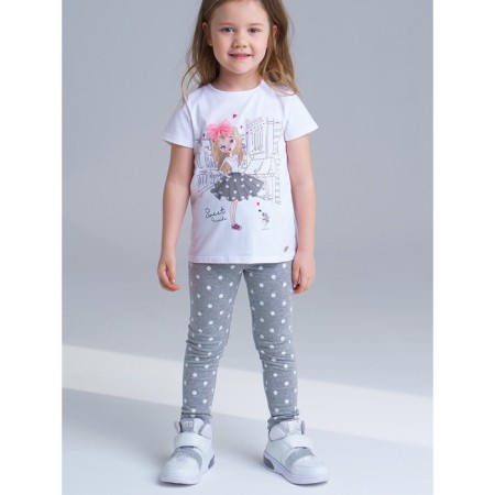 Set for the girl PlayTode: T -shirt and Legins, height 110 cm