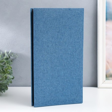 Photo album in 300 photos 10x15 cm "Blue" Textile 33x18x5 cm-1
