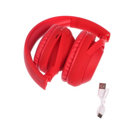 MZ300 headphones, wireless, full -size, microphone, BT 5.3, 400 mAh, red-7