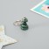 Polystone keychain "Snake in the New Year's cap/scarf" mix 1.5x1.5x3 cm