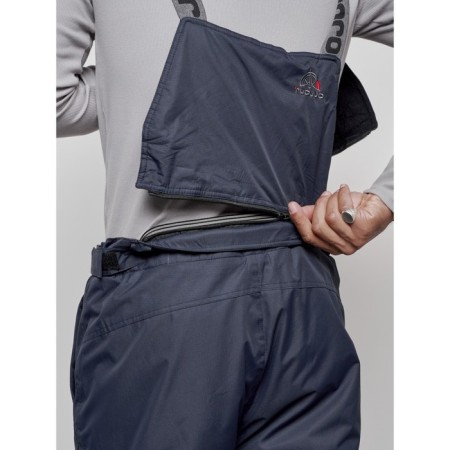 Semi-combinezone ski insulated male winter, size 48, dark blue color-5