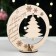 Wooden stand "Snowflakes", 150 x 150 x 60mm