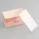 Box for 2 cupcake with a transparent lid, "hearts", 16 × 8 × 10 cm, confectionery packaging