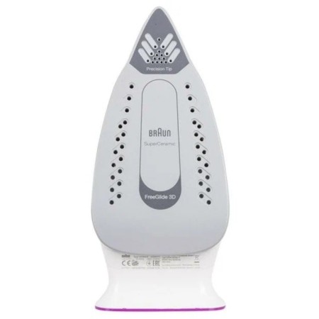 Iron Braun SI3030PU, 2300 W, ceramic sole, 45 g/min, 270 ml, white-pink-2