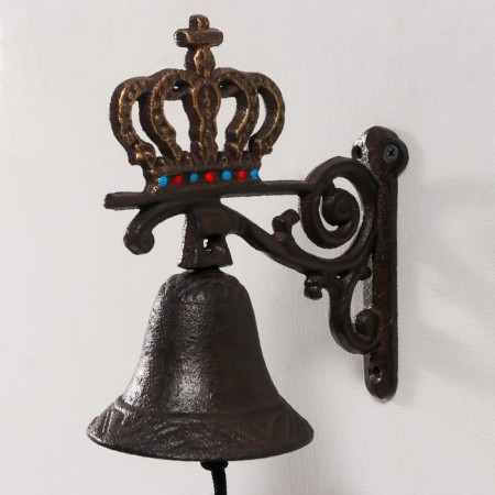 Bell souvenir cast iron "Coronation" 20.5x16x11 cm