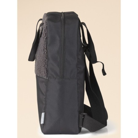 Baby bag, size 11x25x38 cm, black color-3