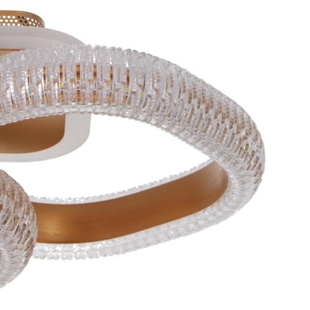 Chandelier with PDU 1141/3 LED+backlight 72W 3000K-6000K Dimmer gold 54x25x13 cm Bayerluux-11