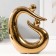 Souvenir Ceramics "Abstraction. Fathers and children" gold 17x5.5x19.5 cm
