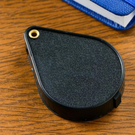 Folding magnifier 3x, d = 6 cm, black-1