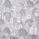 Fleet blanket "houses", size 150x200 cm, color gray color