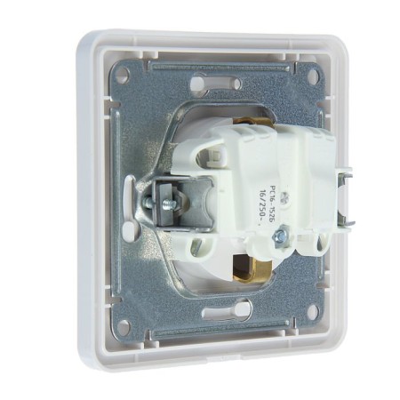 The socket "W59" Sche RS16-152B-18, single, hidden, IP44, white color-1