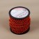 Beads on threads are round 4mm*10 ± 1 -yard red plastic au au