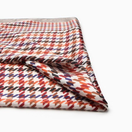 Women's scarf minku 70*70 cm, burgundy-1