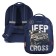 Youth backpack, 42 ​​x 31 x 14 cm, ergonomic back, Bruno VisConti 12-008, + Jeep Cross Penal