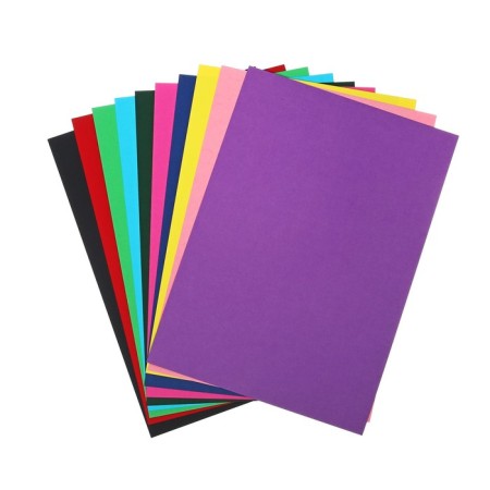 Cardboard two -sided A4, 100 sheets, 10 colors, density 220 g/m2, Brauberg Kids Series, tinted-9