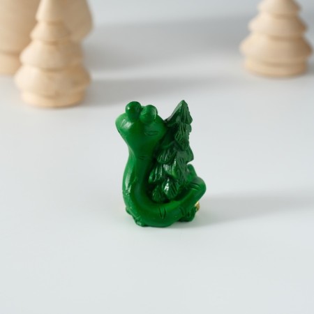 Polystone souvenir "Snake with New Year's mood" MIX 3x2x4 cm-5
