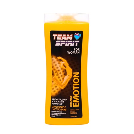 Gift kit Women's TEAM Spirit Orange Explosion: Shampoo, 250 ml + shower gel, 250 ml-2