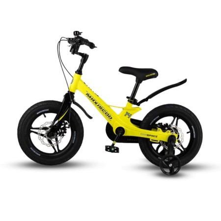 Bicycle 14 ’’ maxiscoo Space deluxe plus, color yellow matte-2