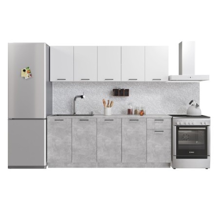 Hinged cabinet 600 Simple, 600x300x600, white/white-2