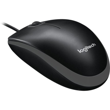 Logitech B100 For Business Black Optical Mouse (1000dpi) USB (2but)-1