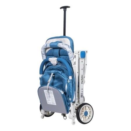 Walking stroller Farfello Comfy Go Cg, Blue color, Colorful White Frame-11