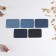 A set of clothes for clothing "Blue Spectrum", rectangular, heat -mock, 7.5 × 5 cm, 5 pcs