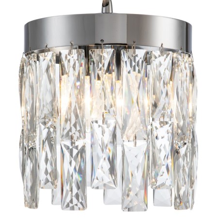 Suspended Indigo, 12029/2p Chrome. 2x40W, E14, 200x200x360/1160 mm, transparent color-3