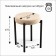 Steel "Olivia" Velutto 07, beige