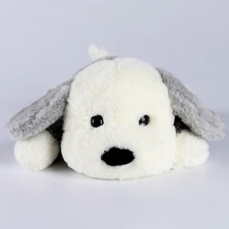 Soft toy "dog", 22 cm, gray color-1
