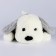 Soft toy "dog", 22 cm, gray color