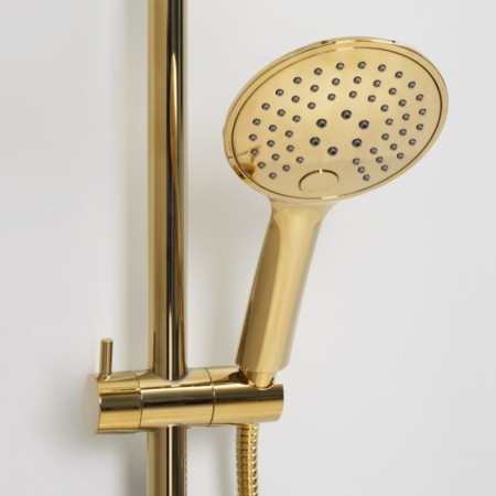 The shower system wasserkraft a171.256.207.pg, tropical shower, shower, gold-2