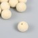 Beads for creativity velvet spraying "White Cloud" set 10 pcs d = 1.4 cm