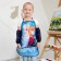 Apron with sleevens Children's "Cold Heart", 49x39 cm
