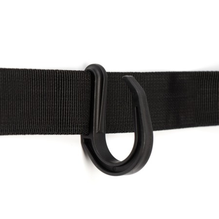 Tourist belt, with hooks, black, 140 cm-6