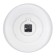 Wall clock, series: interior, discrete move, D-37 cm, wide white rim