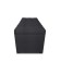 Puff with a lid and weighting, 800 × 400 × 420 mm, Vital velor, Grafit color