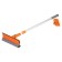 AIRLINE glass washing brush, with telescopic pen, foam rubber and seating, 75-125 cm
