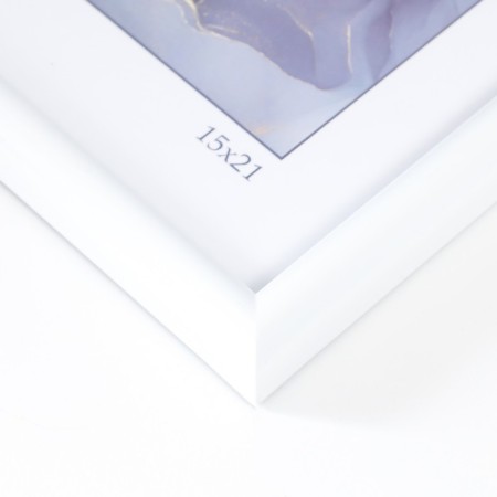 Photo frame plastic "Rainbow" 15x21 cm, white-3