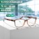 GAS GA0466 (color: C3 Black print, brown; diopter: +1; tint: no)