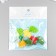 Decor for creativity plastic "leaves" set of 8 pcs 2.8x2.5; 3.1x1.7; 3x2; 2.7x2 cm