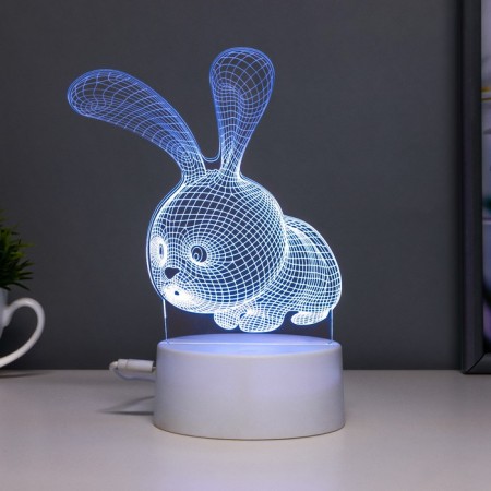 Flight “rabbit” LED 7 colors USB/from white batteries-2